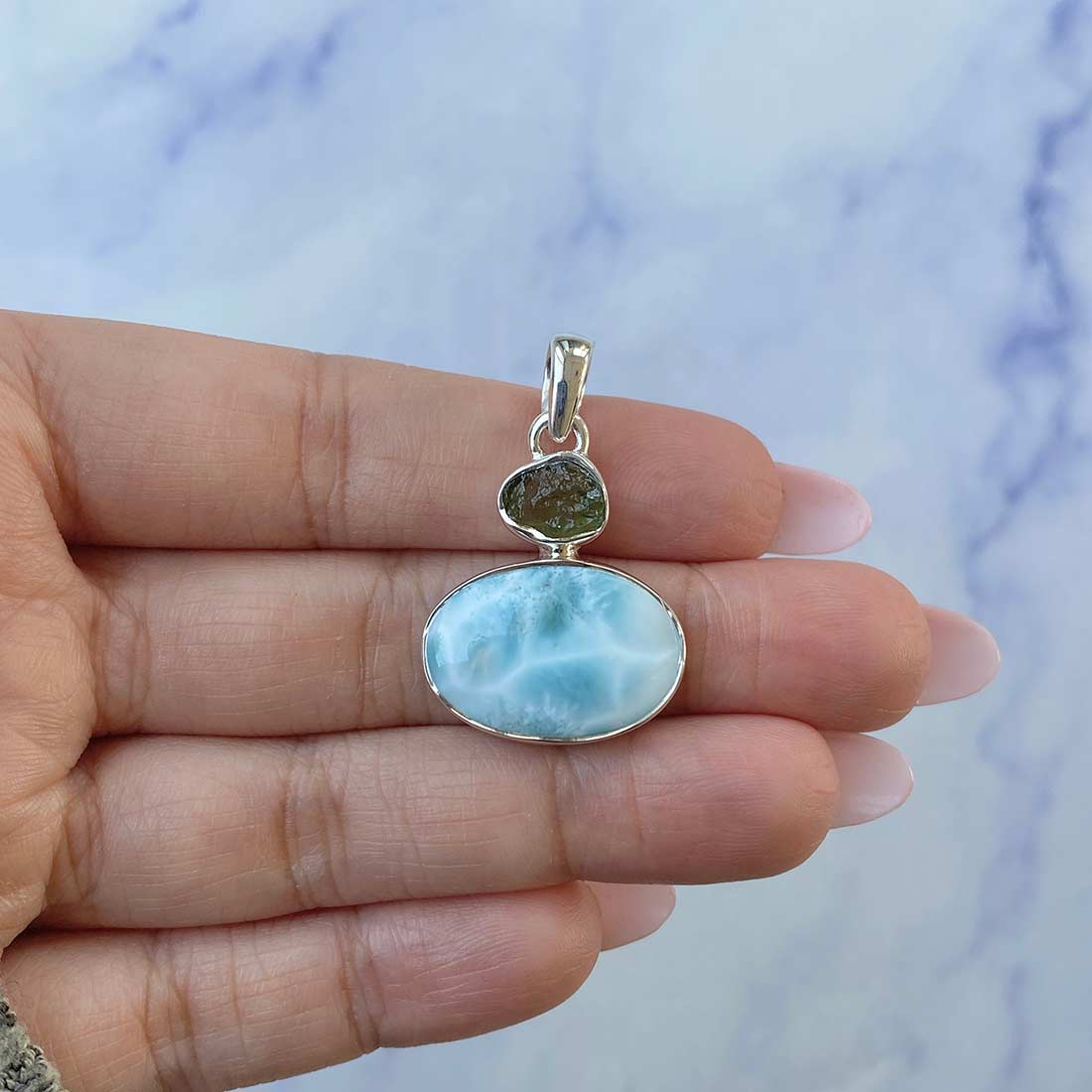 Larimar Pendant-(LAR-P-89.)
