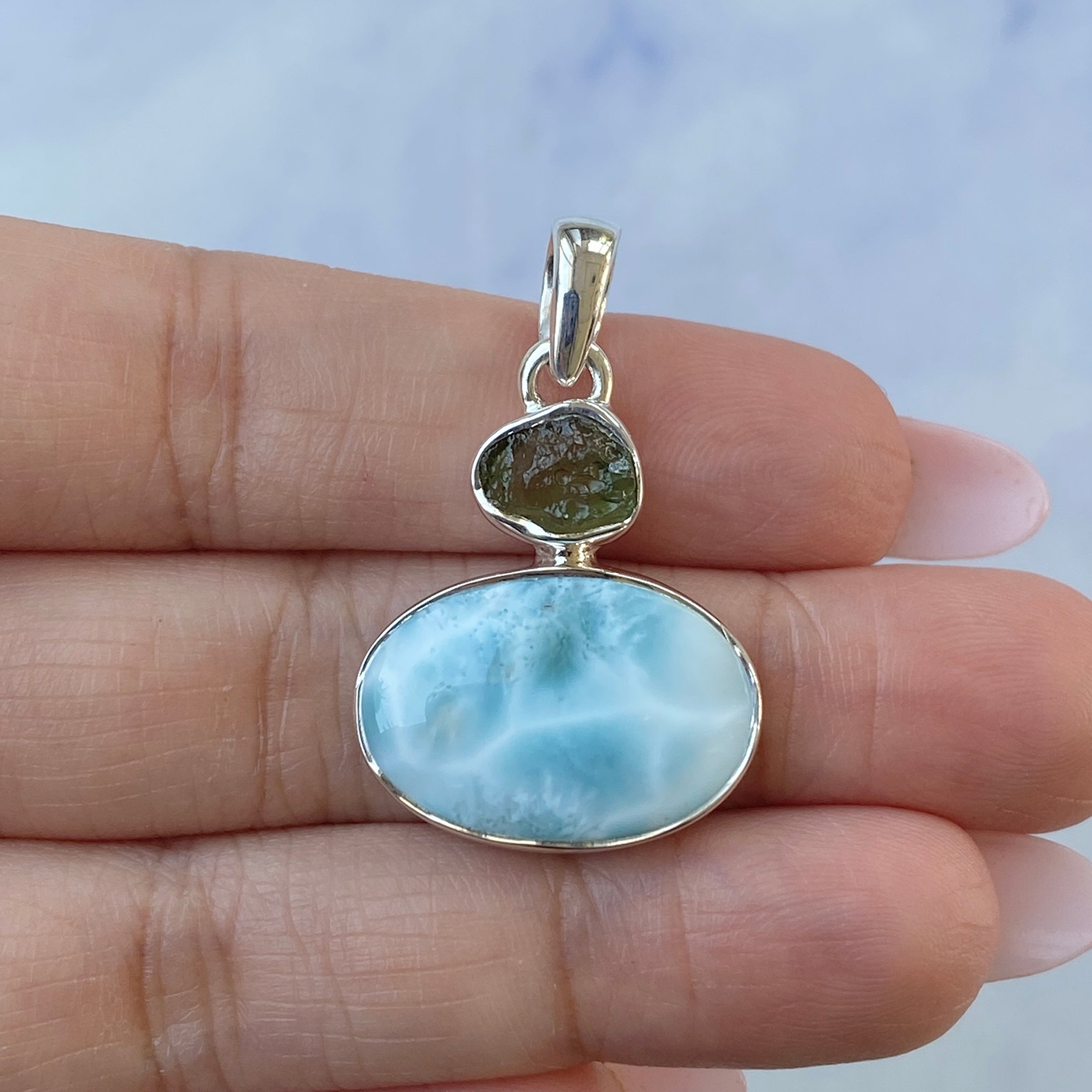 Larimar Pendant-(LAR-P-89.)