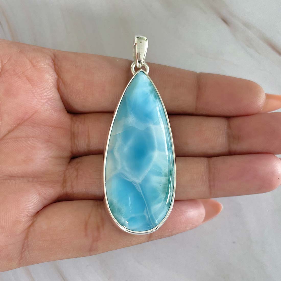 Larimar Pendant-(LAR-P-891.)