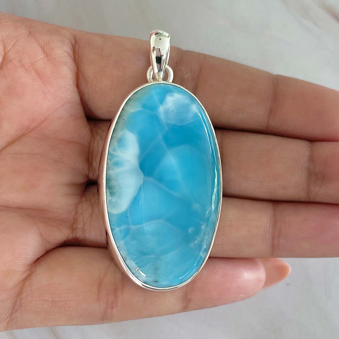 Larimar Pendant-(LAR-P-892.)