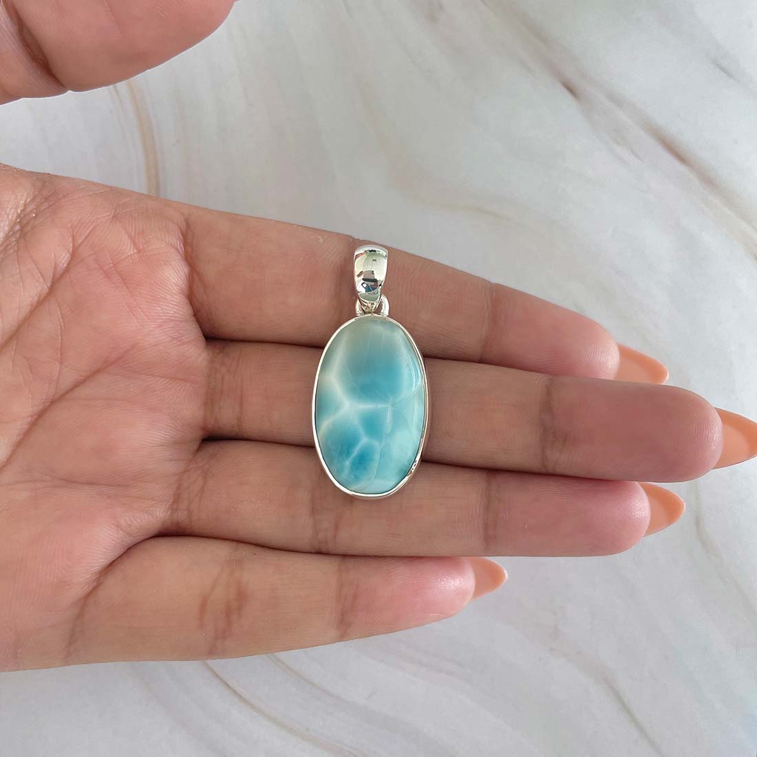 Larimar Pendant-(LAR-P-900.)
