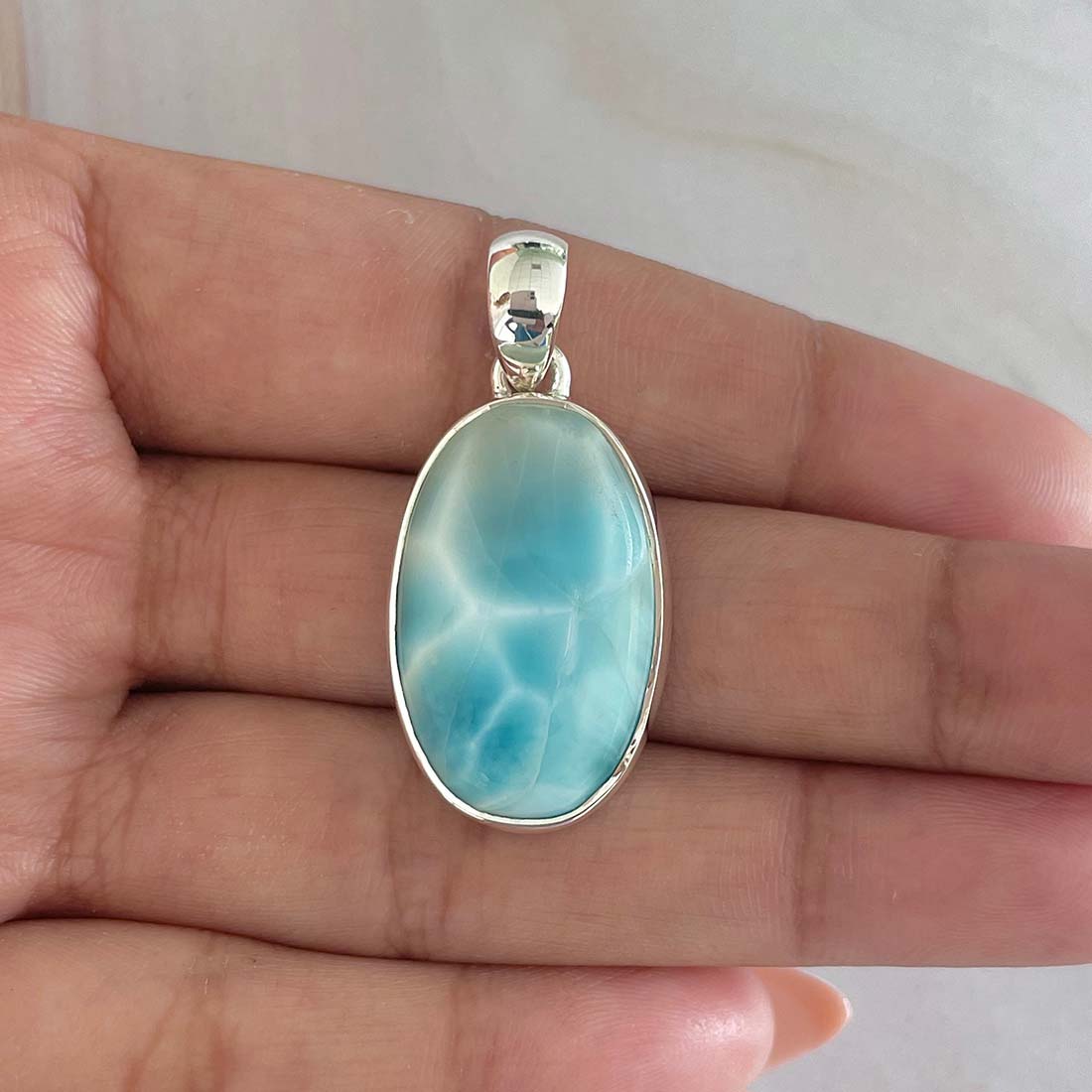 Larimar Pendant-(LAR-P-900.)