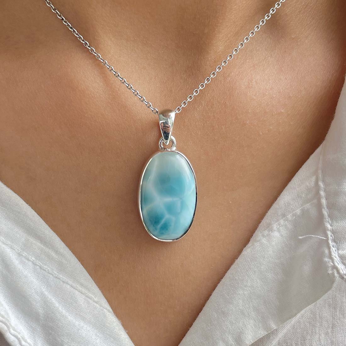Larimar Pendant-(LAR-P-900.)