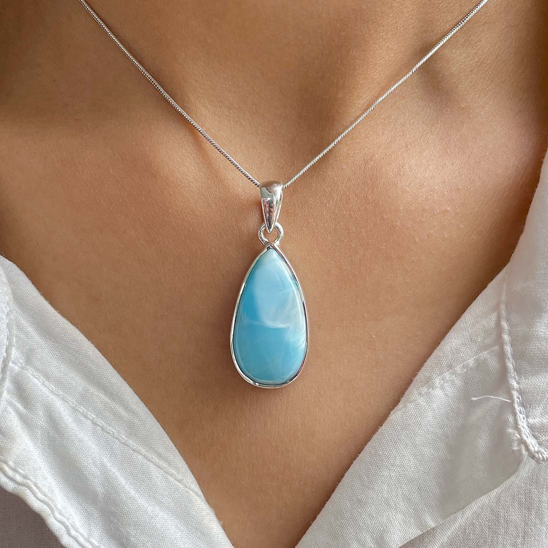 Larimar Pendant-(LAR-P-901.)