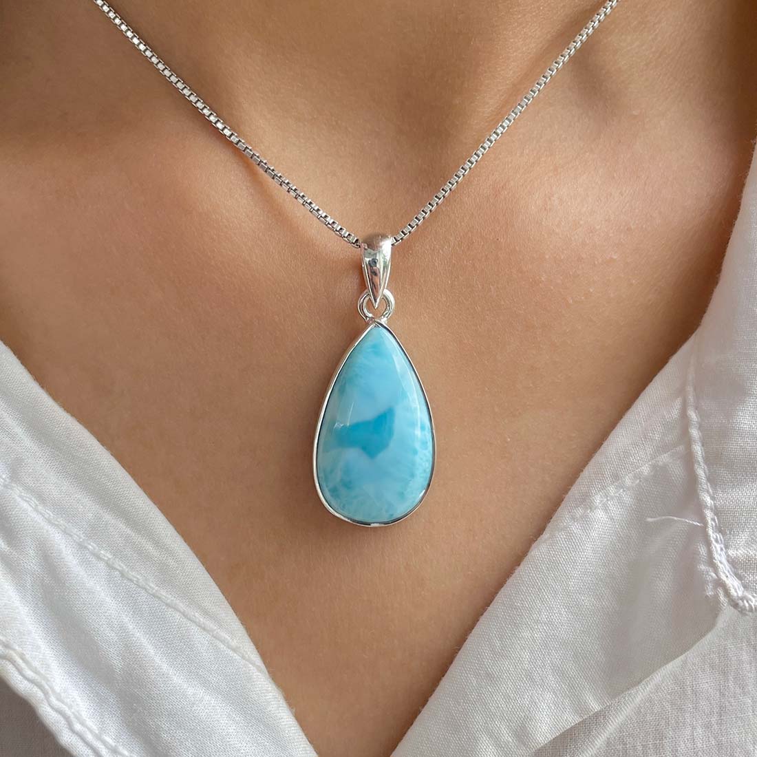 Larimar Pendant-(LAR-P-902.)