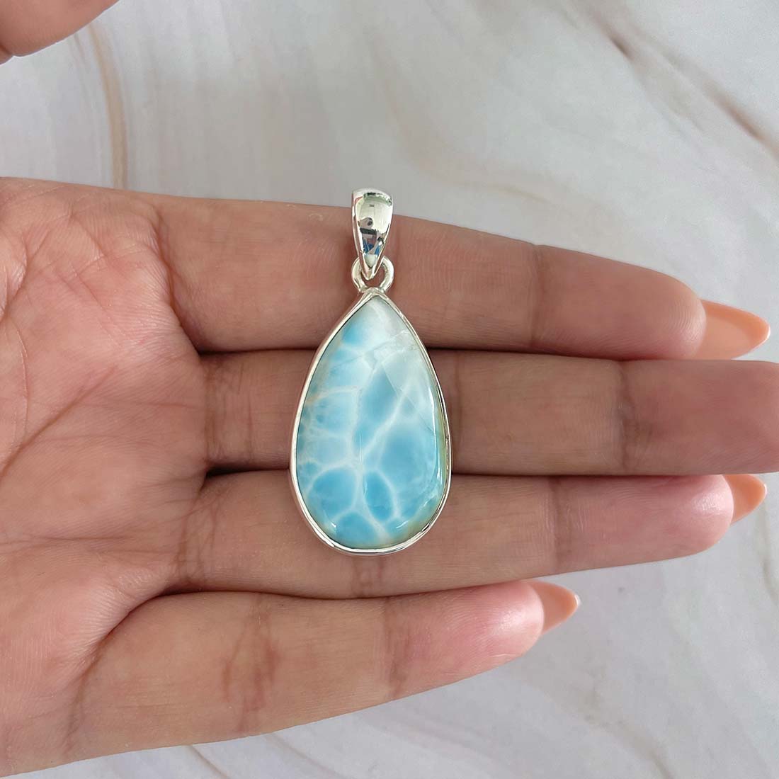 Larimar Pendant-(LAR-P-906.)