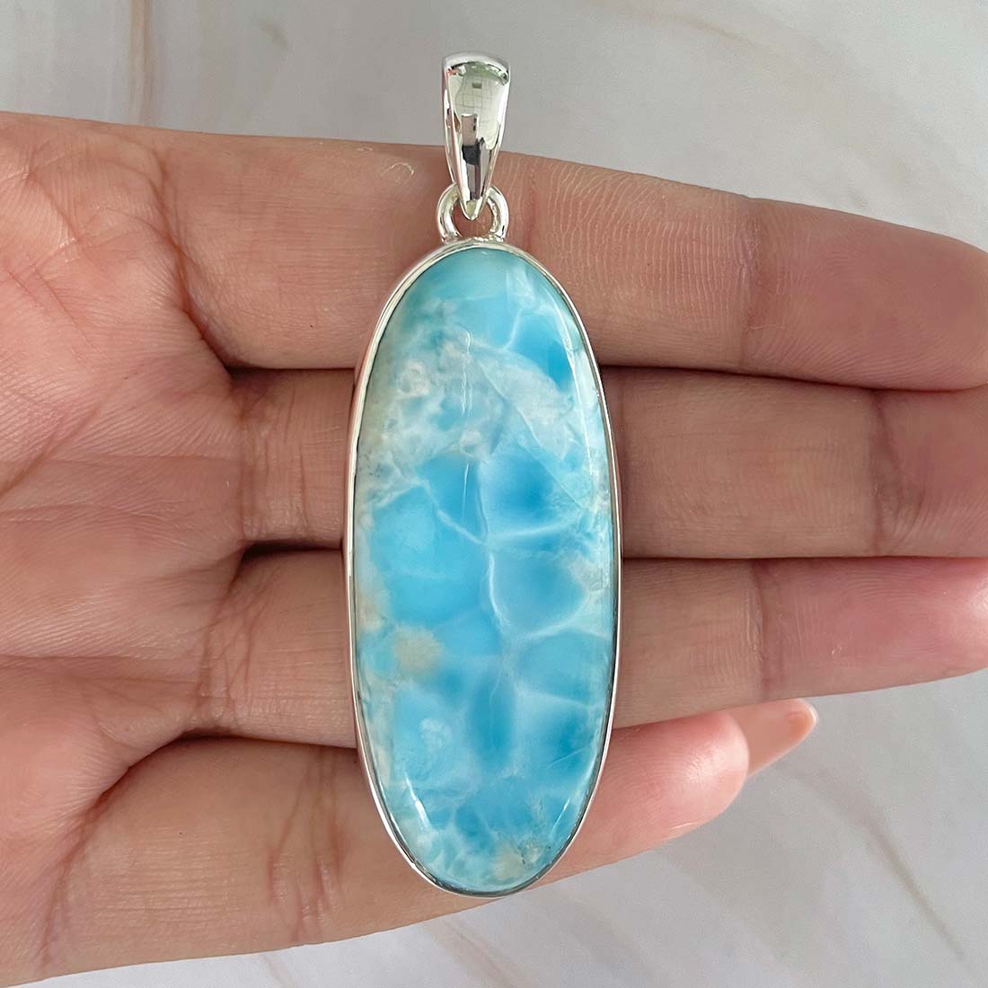 Larimar Pendant-(LAR-P-909.)