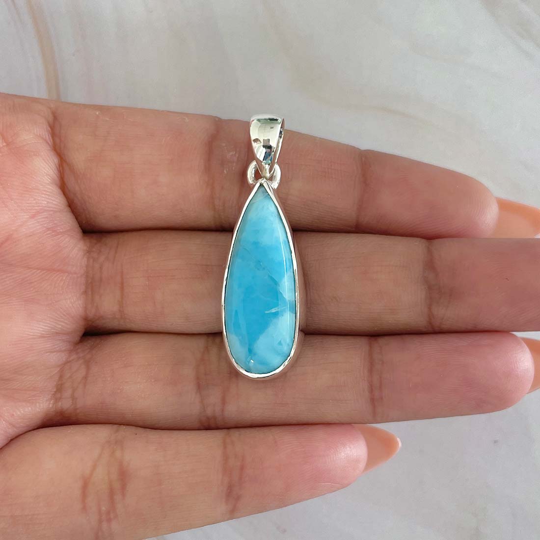 Larimar Pendant-(LAR-P-912.)
