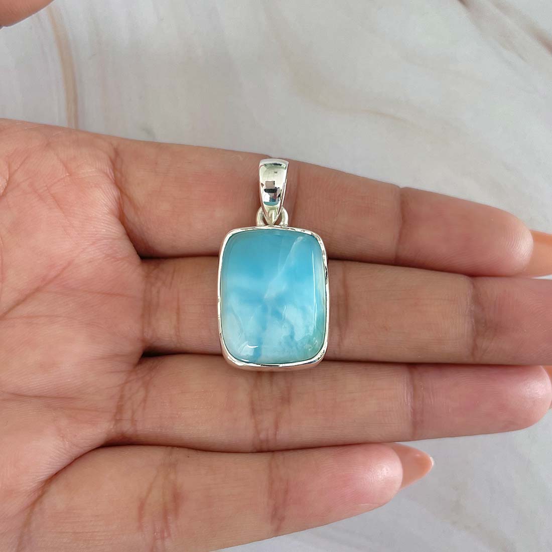 Larimar Pendant-(LAR-P-917.)