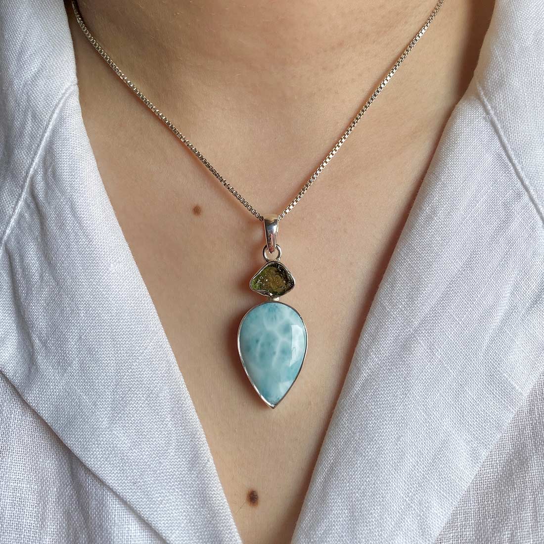 Larimar Pendant-(LAR-P-92.)