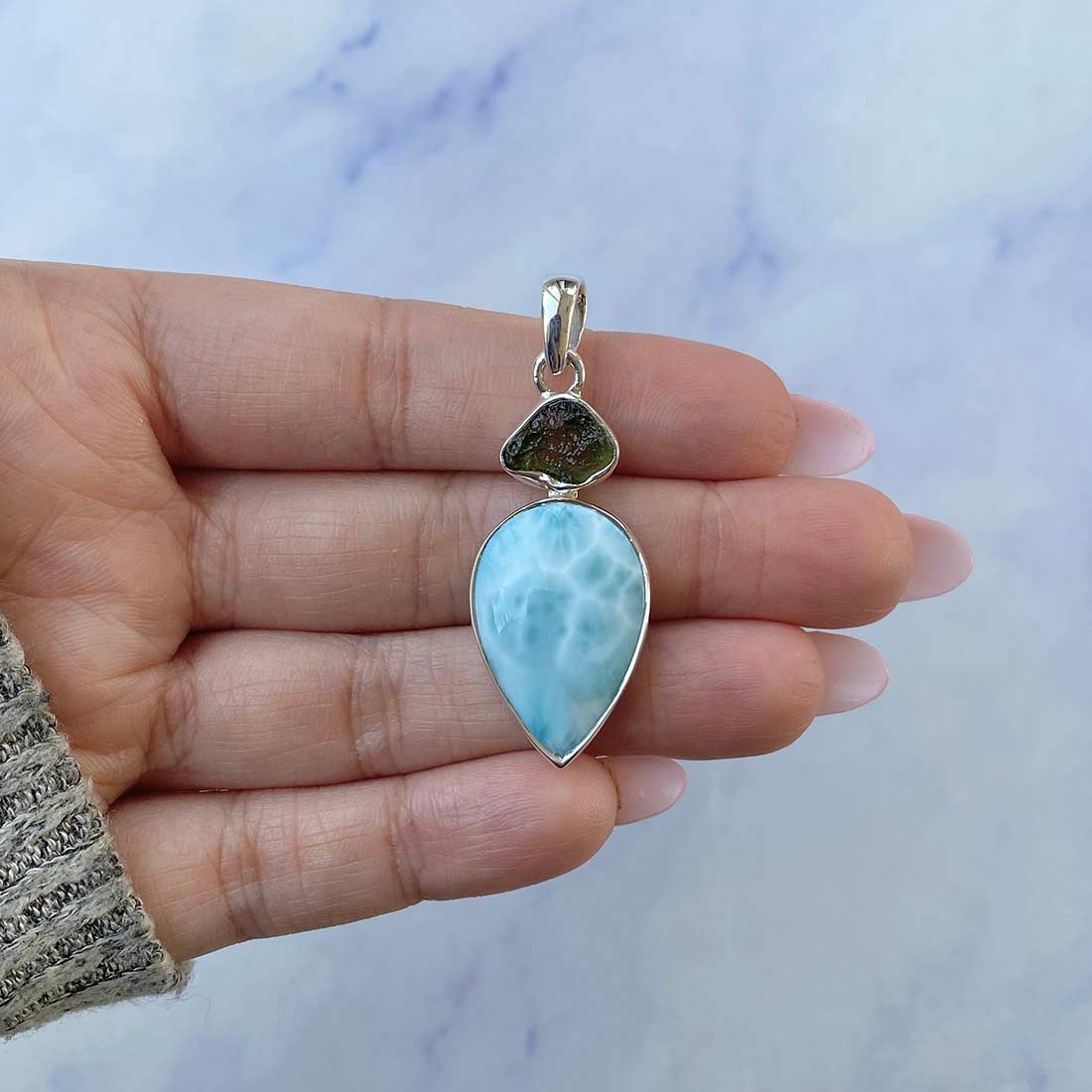 Larimar Pendant-(LAR-P-92.)