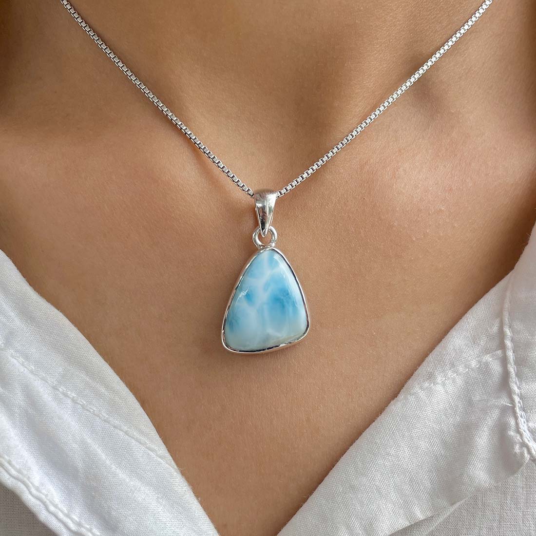 Larimar Pendant-(LAR-P-921.)