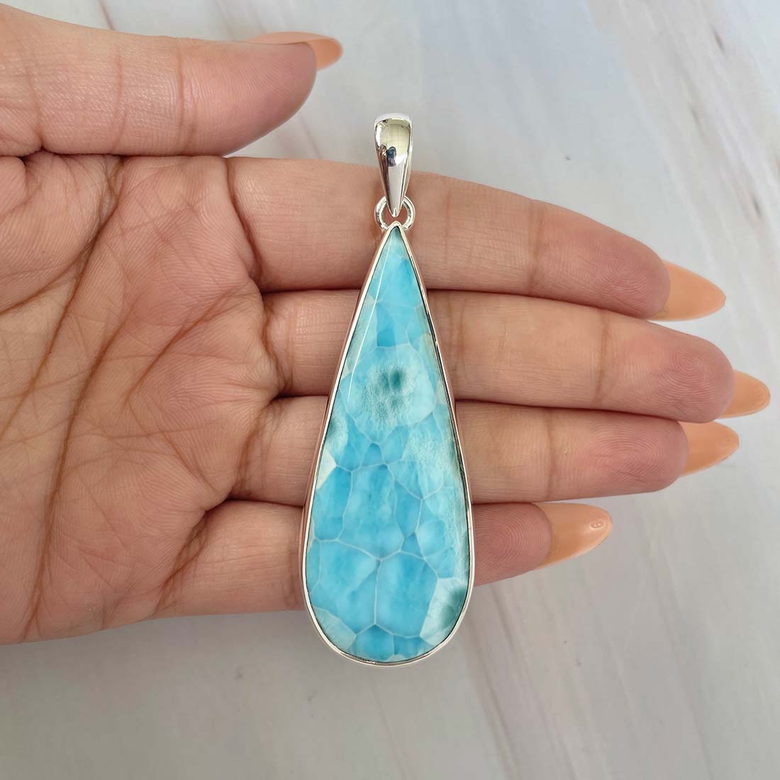 Larimar Pendant-(LAR-P-923.)