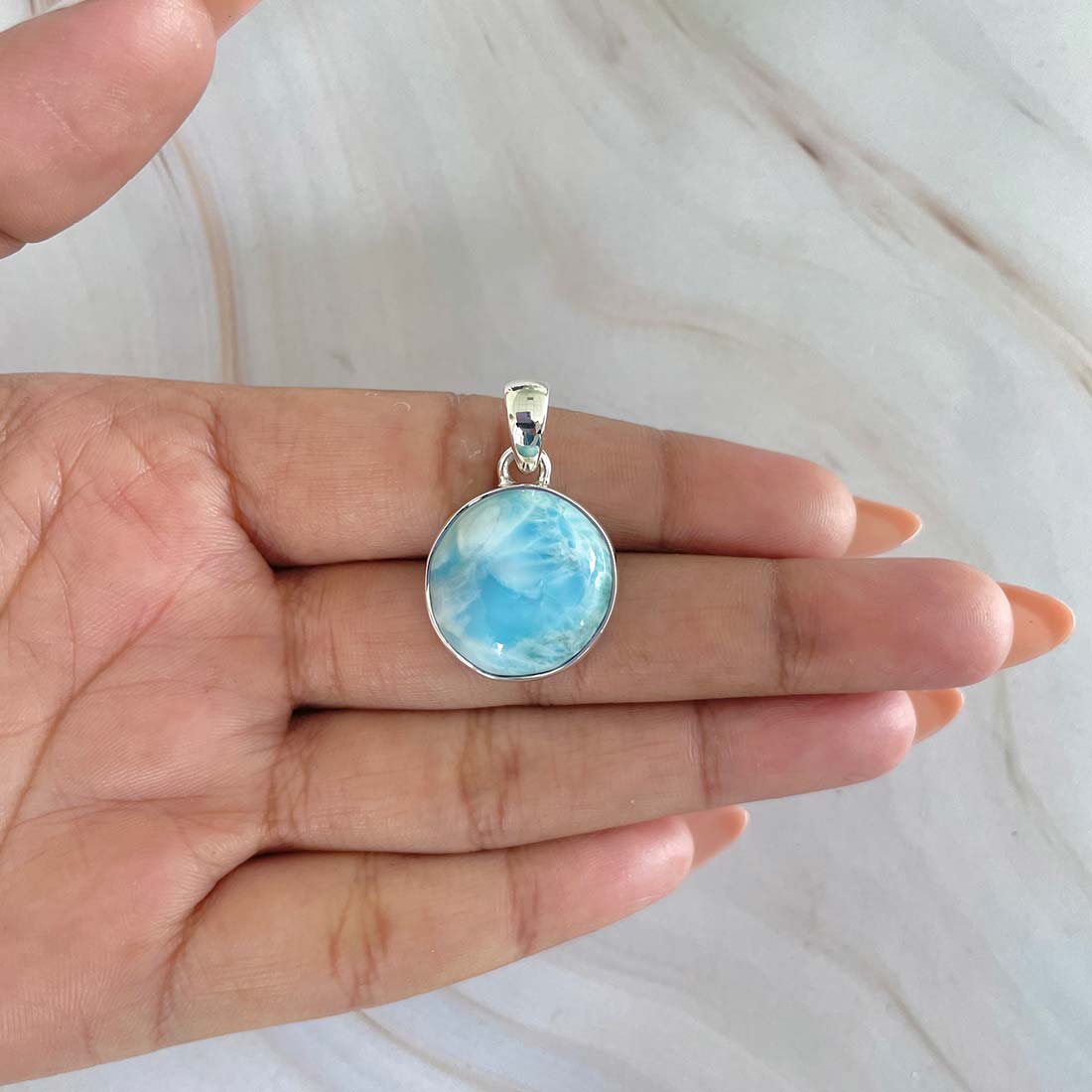 Larimar Pendant-(LAR-P-931.)