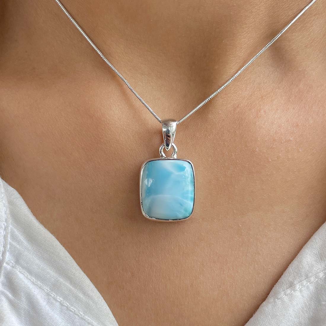 Larimar Pendant-(LAR-P-932.)