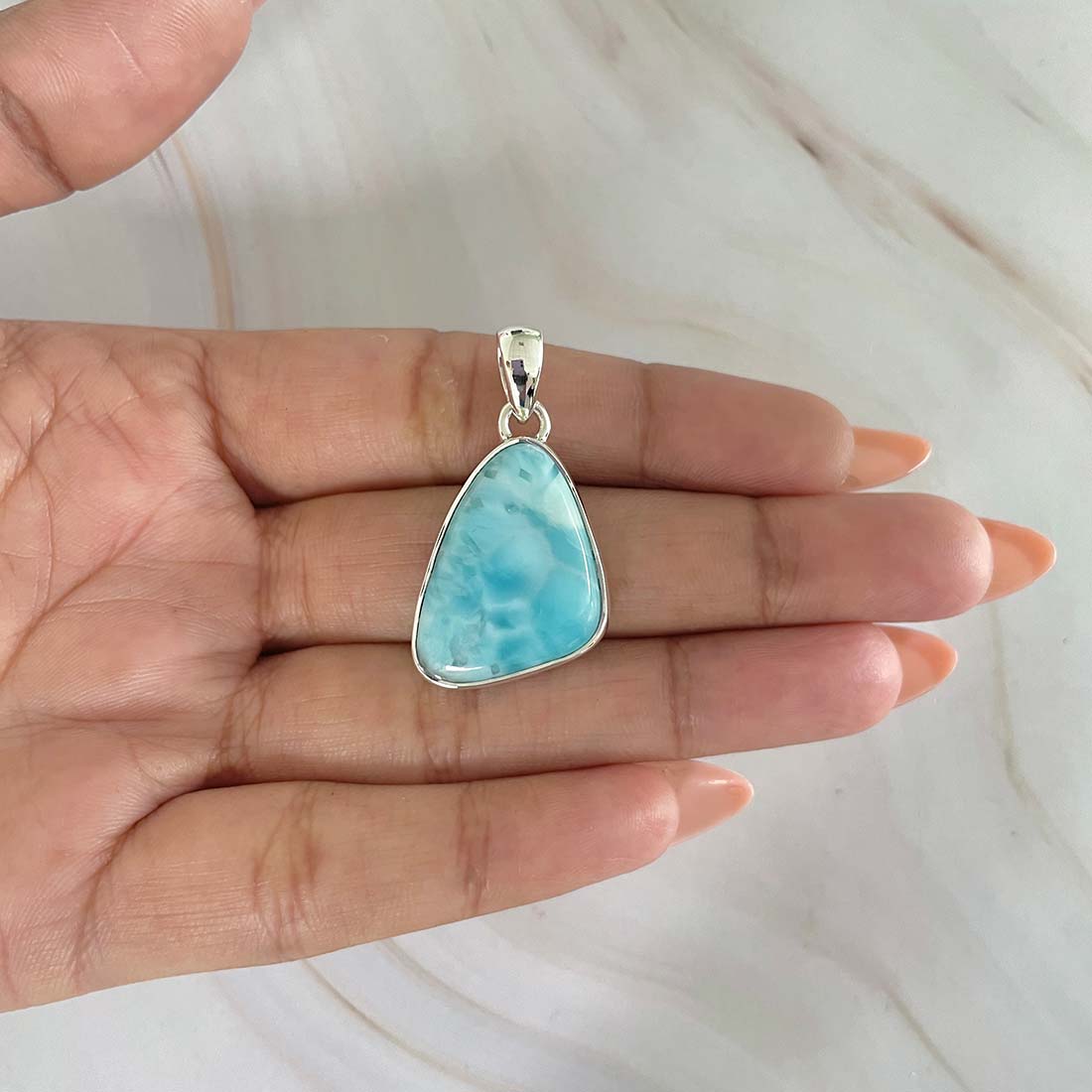 Larimar Pendant-(LAR-P-938.)