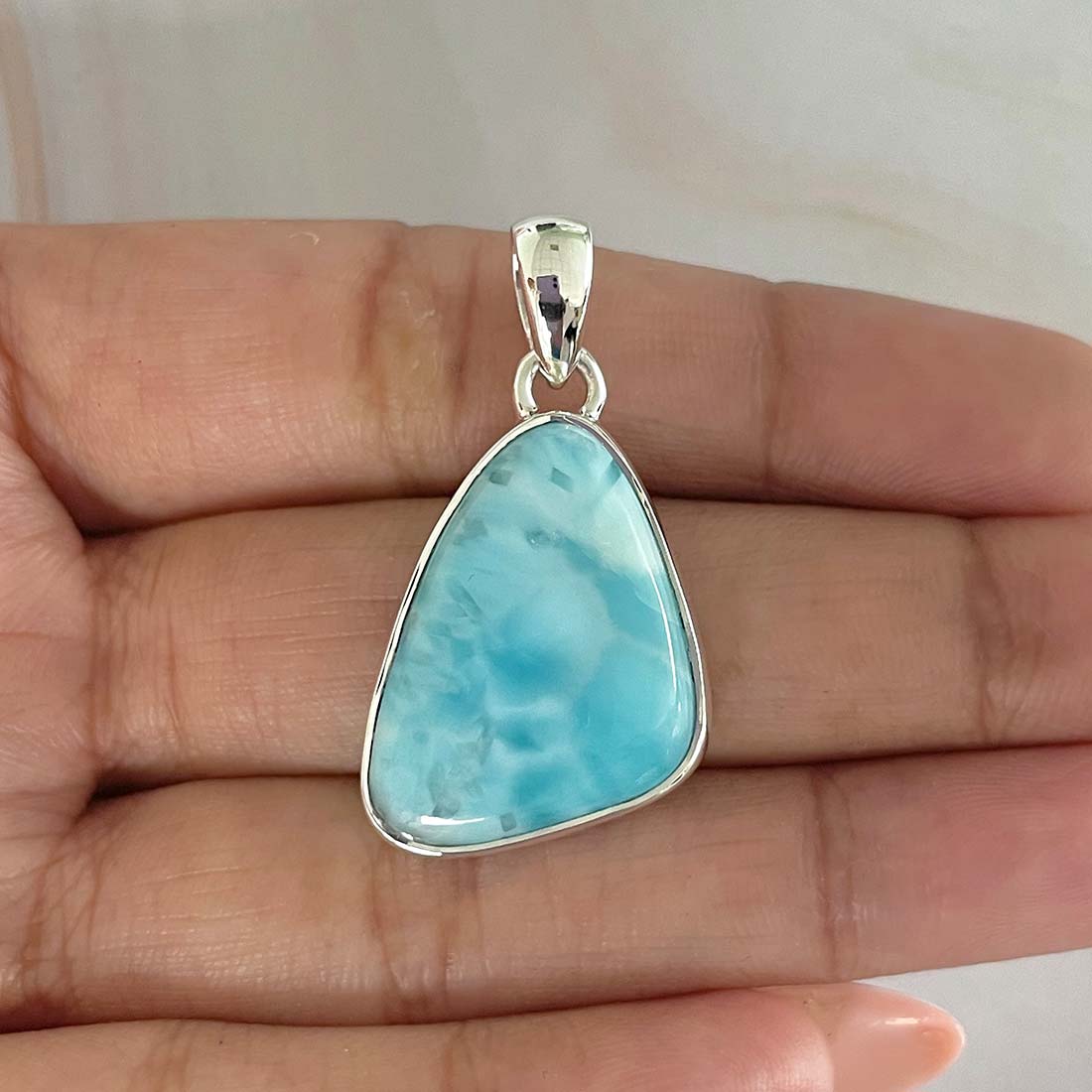 Larimar Pendant-(LAR-P-938.)