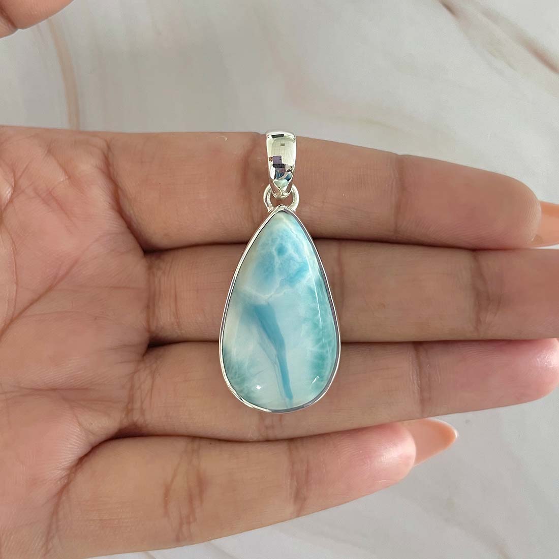 Larimar Pendant-(LAR-P-939.)