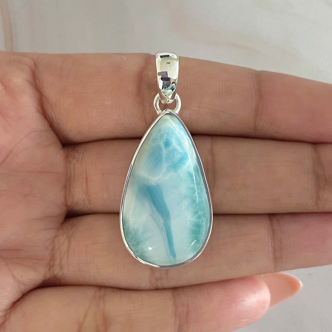 Larimar Pendant-(LAR-P-939.)
