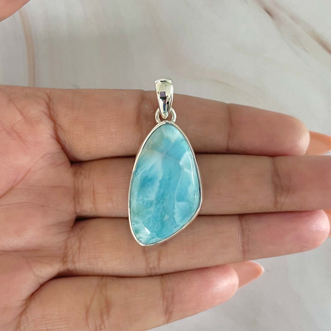 Larimar Pendant-(LAR-P-940.)