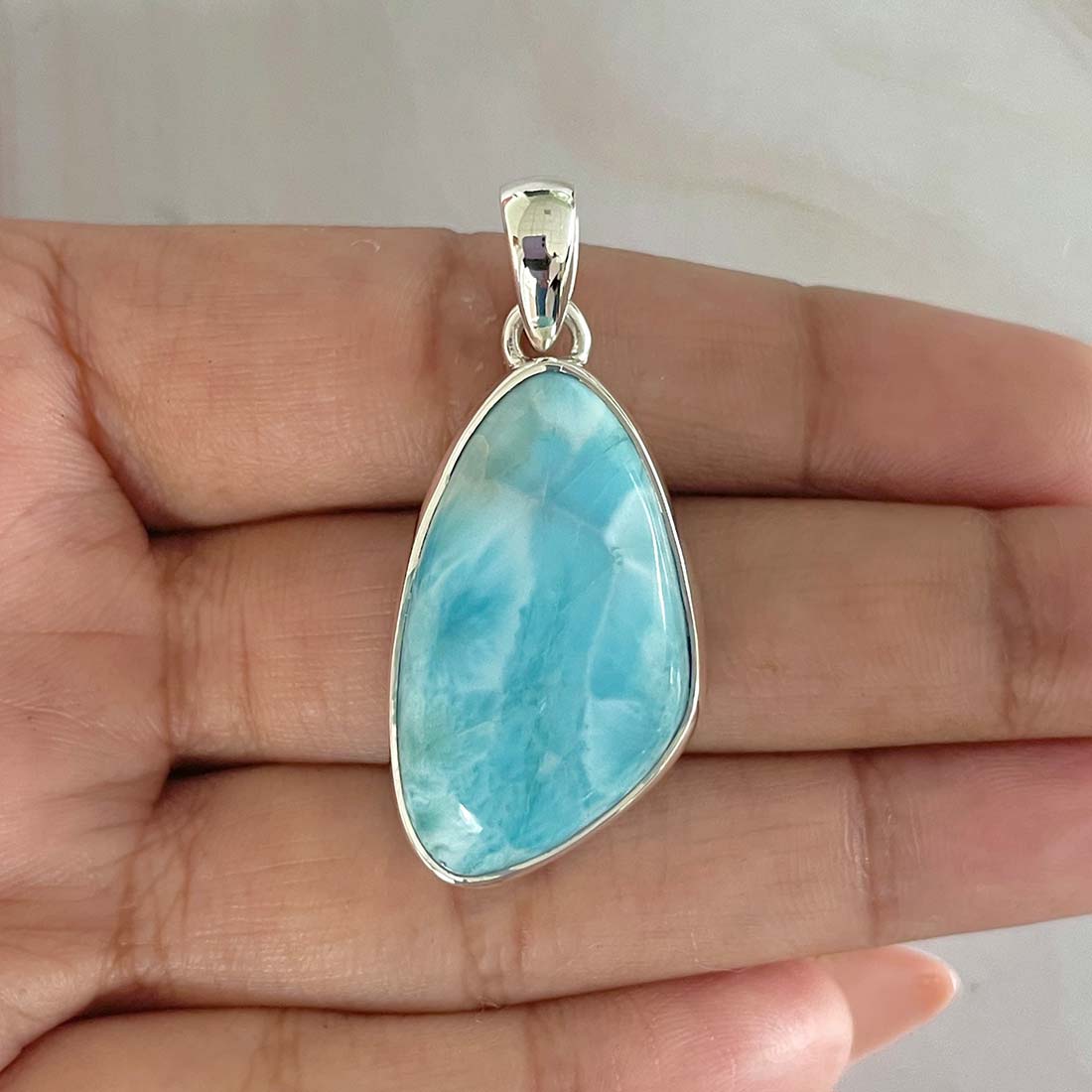 Larimar Pendant-(LAR-P-940.)
