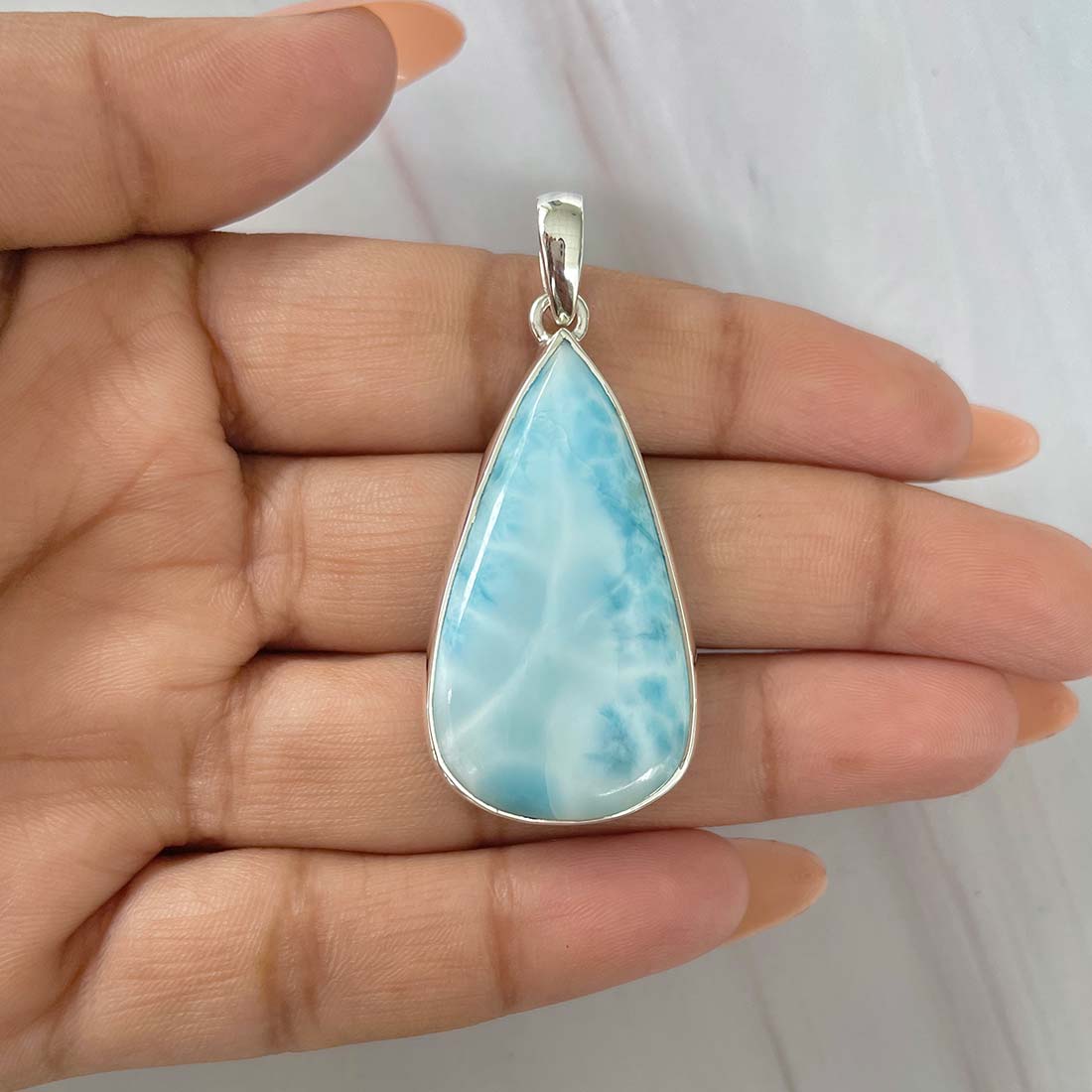 Larimar Pendant-(LAR-P-943.)