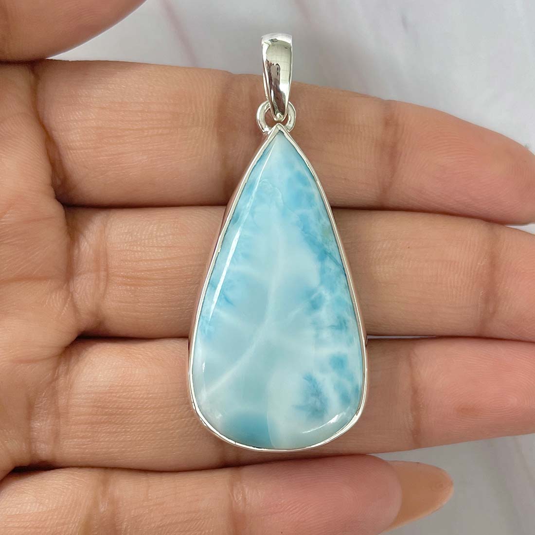 Larimar Pendant-(LAR-P-943.)