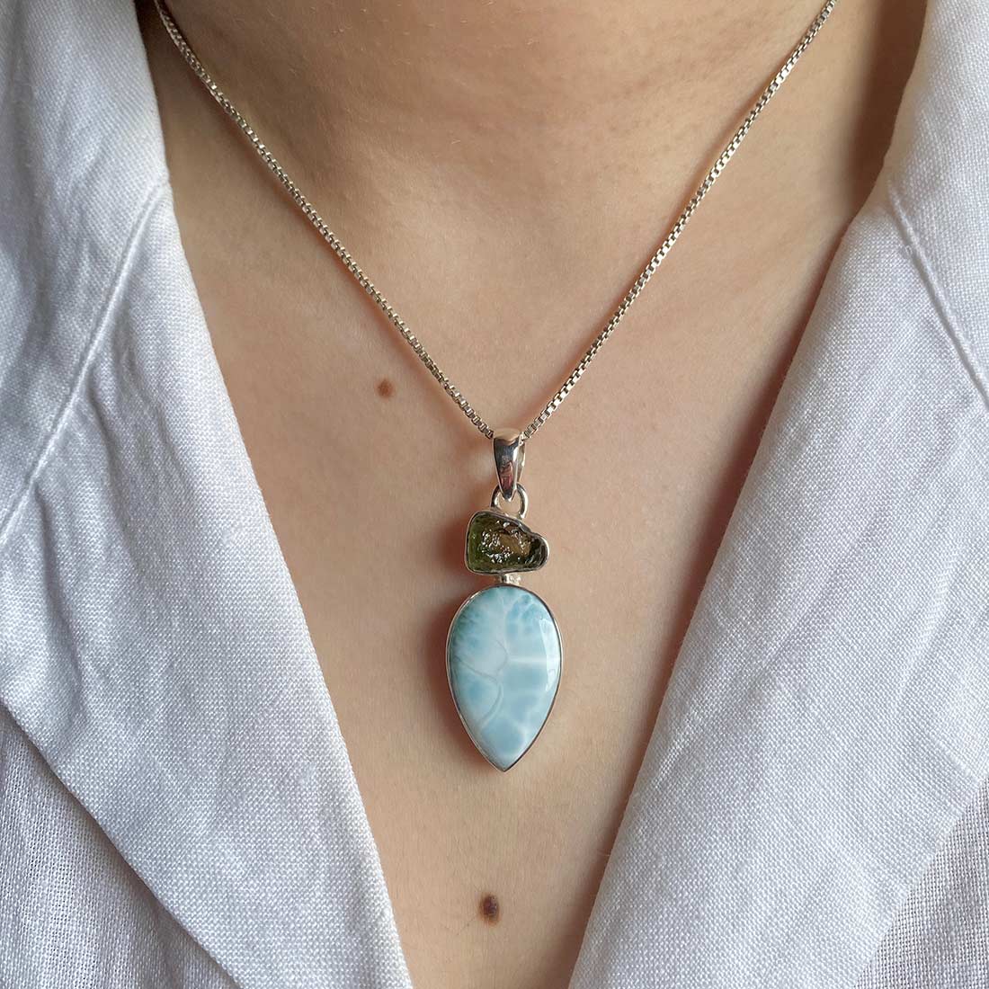 Larimar Pendant-(LAR-P-95.)