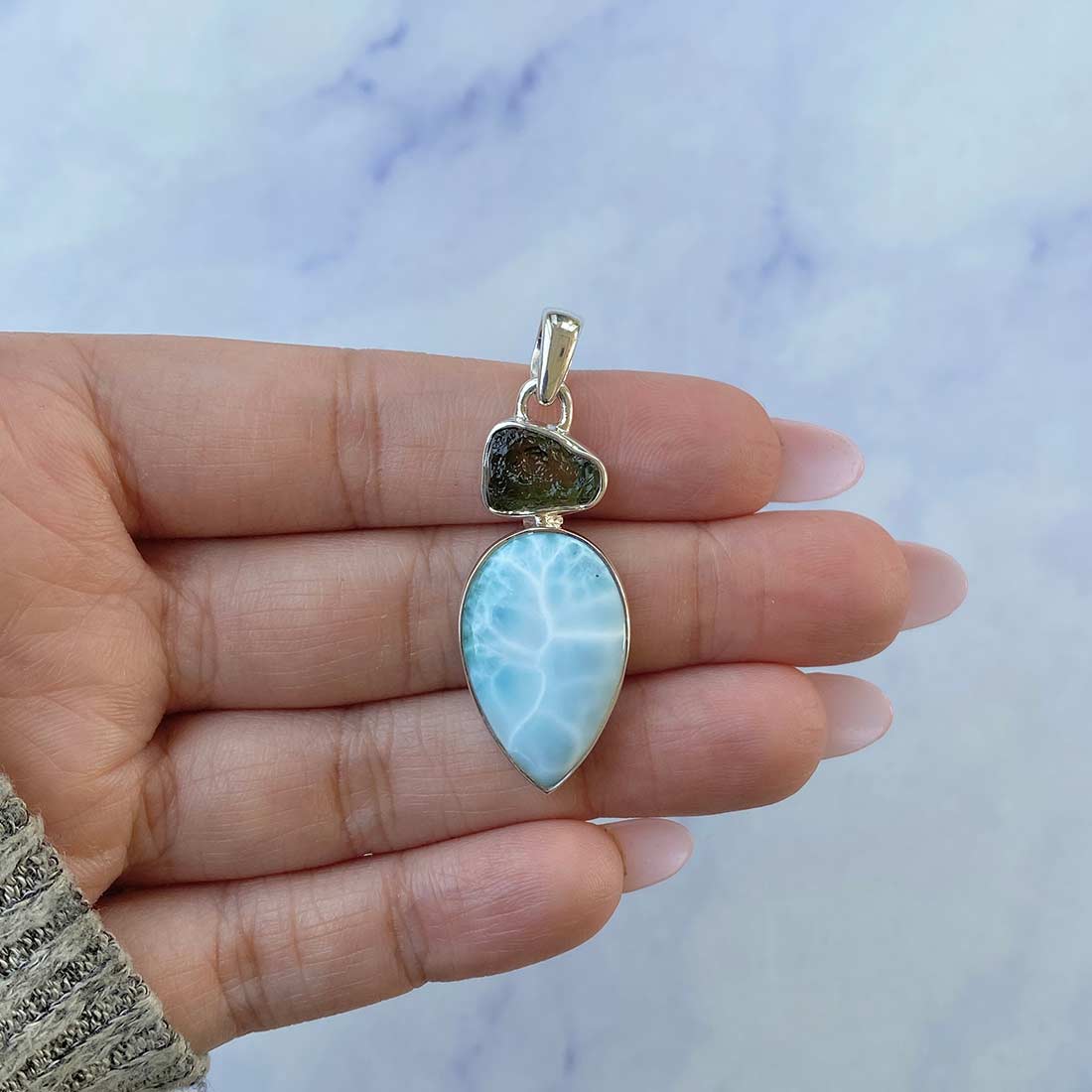 Larimar Pendant-(LAR-P-95.)