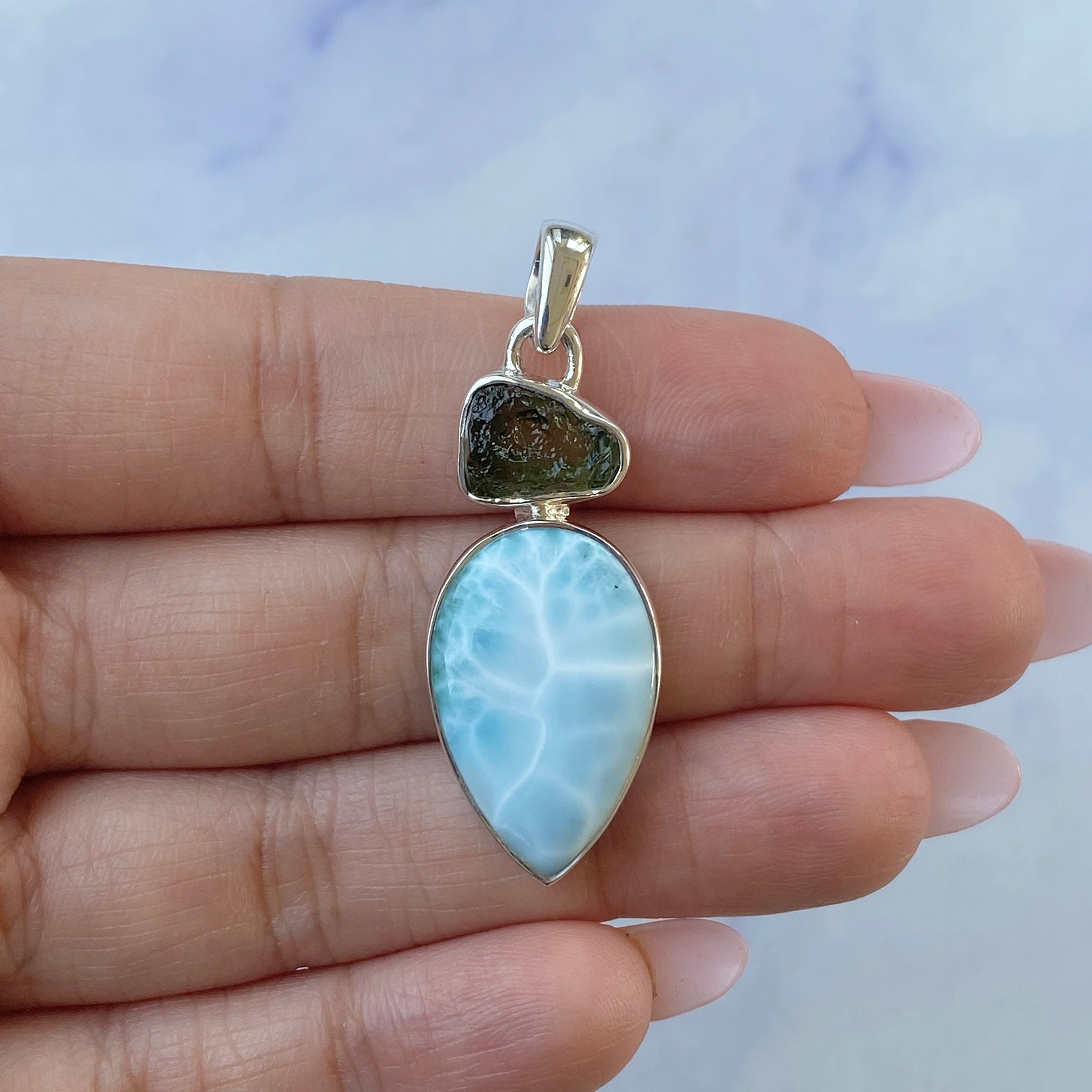 Larimar Pendant-(LAR-P-95.)