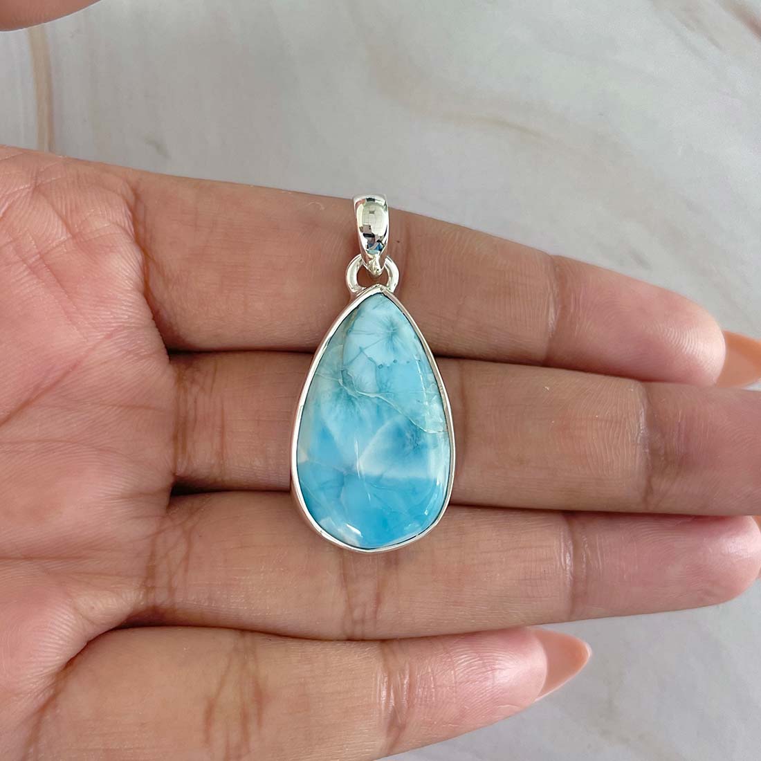 Larimar Pendant-(LAR-P-951.)