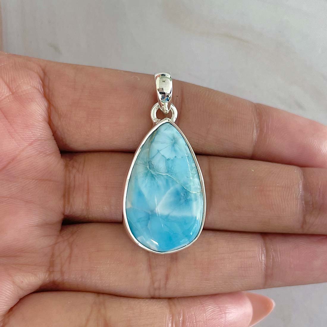 Larimar Pendant-(LAR-P-951.)