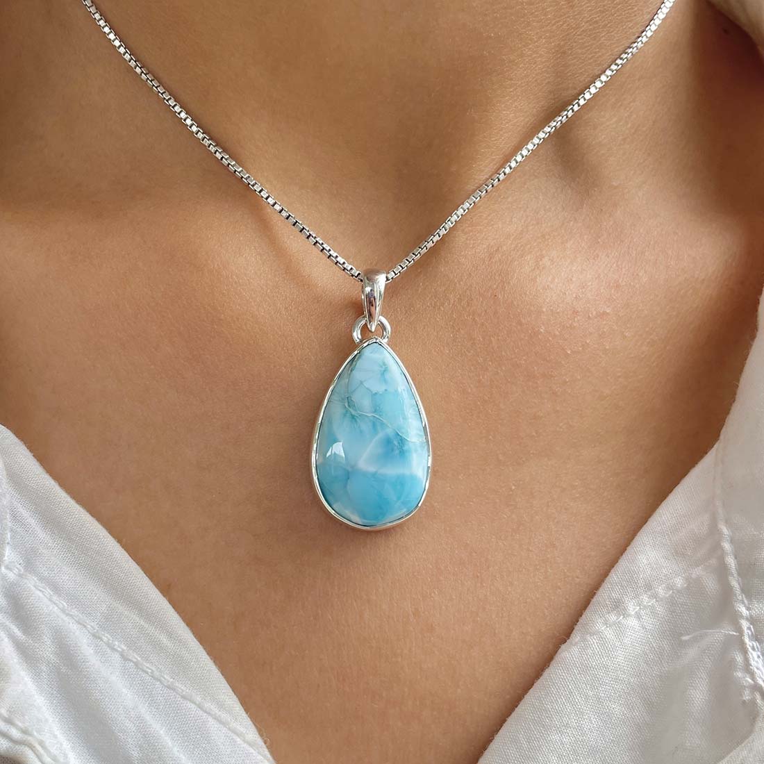 Larimar Pendant-(LAR-P-951.)