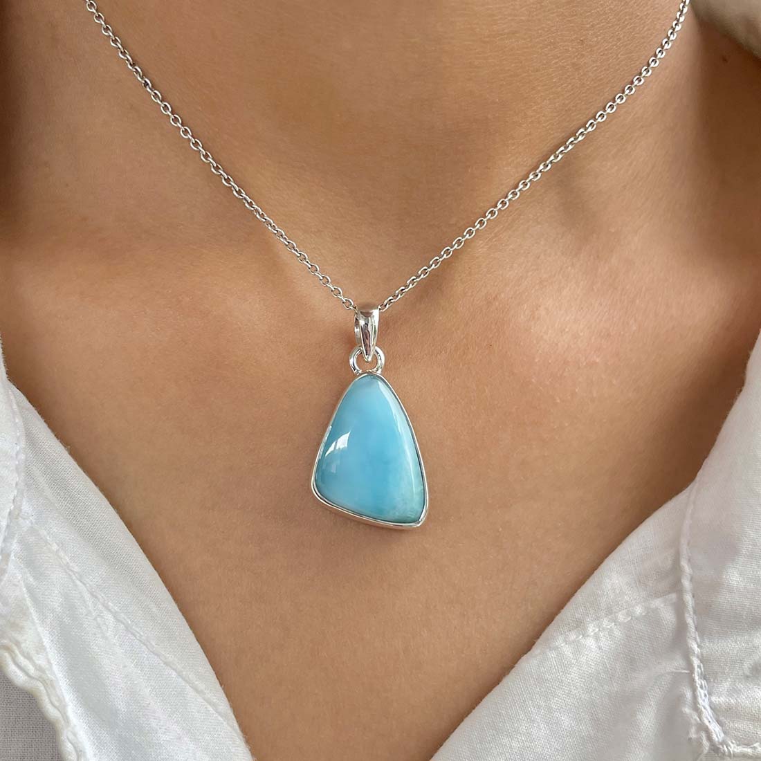 Larimar Pendant-(LAR-P-952.)
