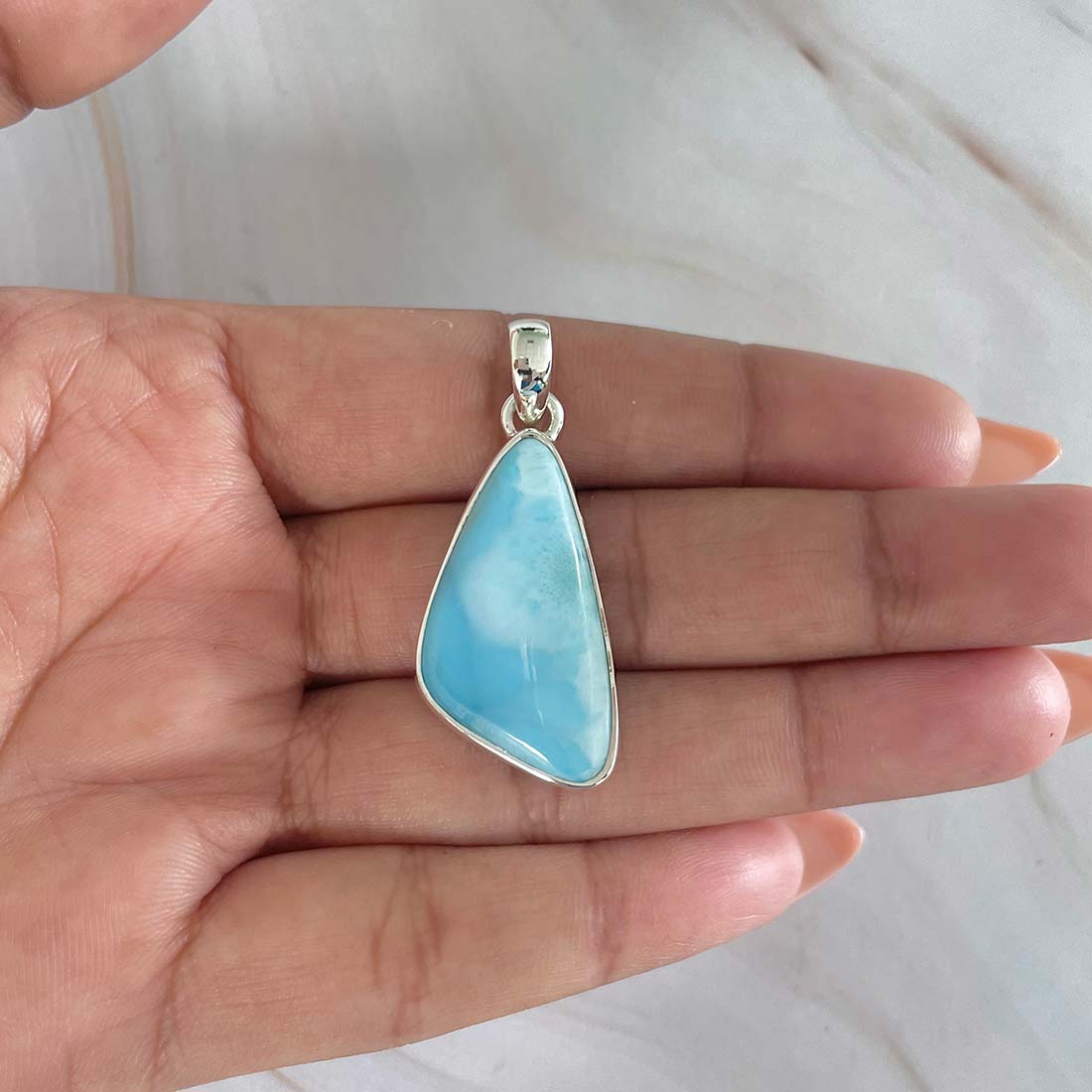 Larimar Pendant-(LAR-P-957.)