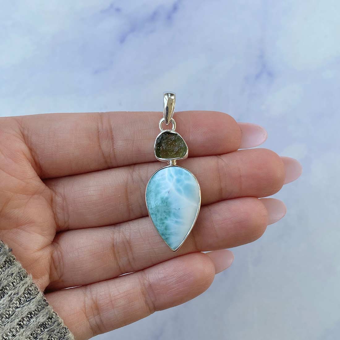 Larimar Pendant-(LAR-P-96.)