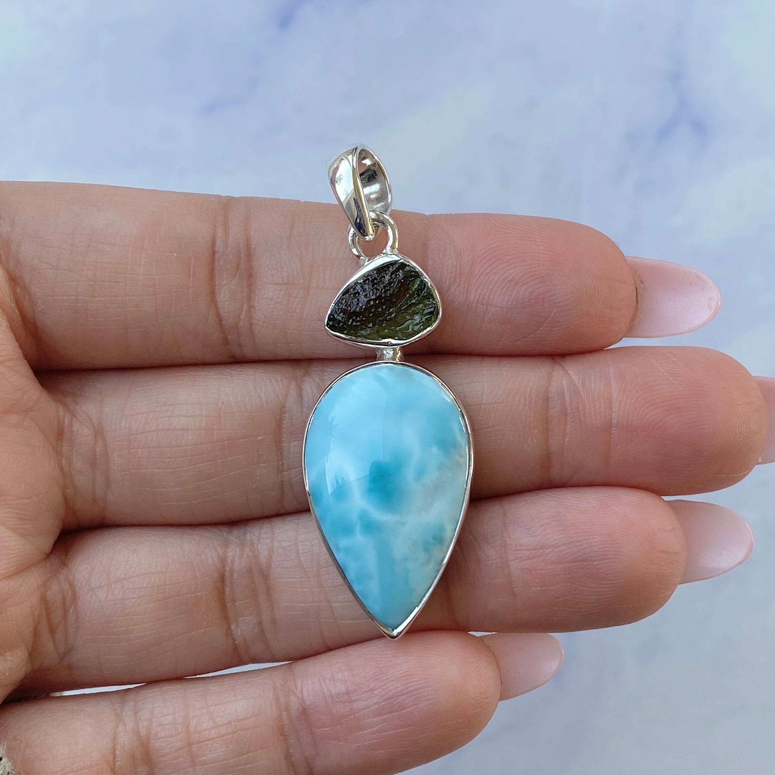 Larimar Pendant-(LAR-P-98.)