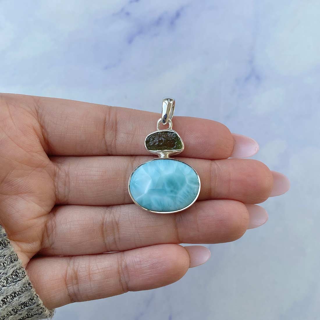 Larimar Pendant-(LAR-P-99.)