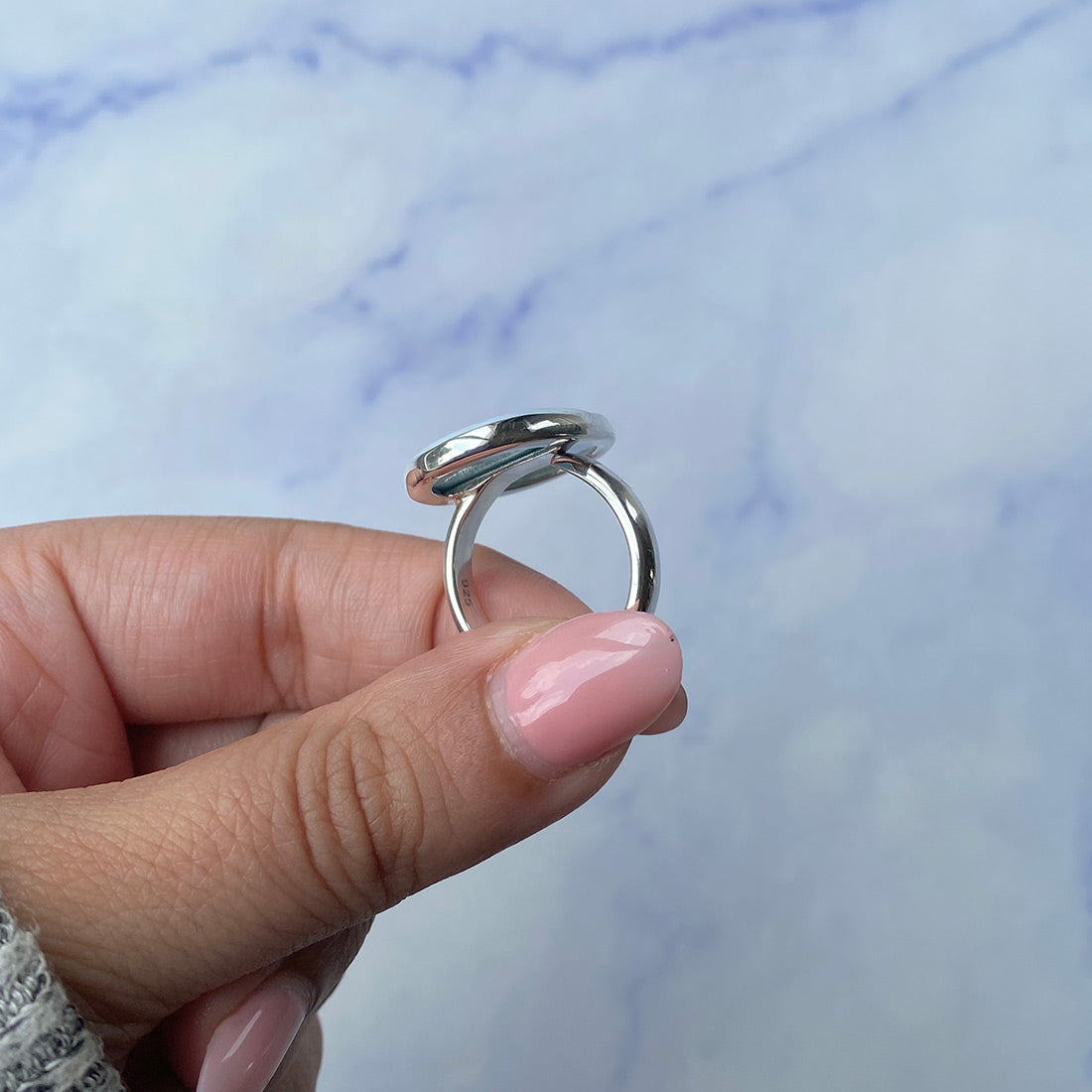 Larimar Adjustable Ring-(LAR-R-1001.)