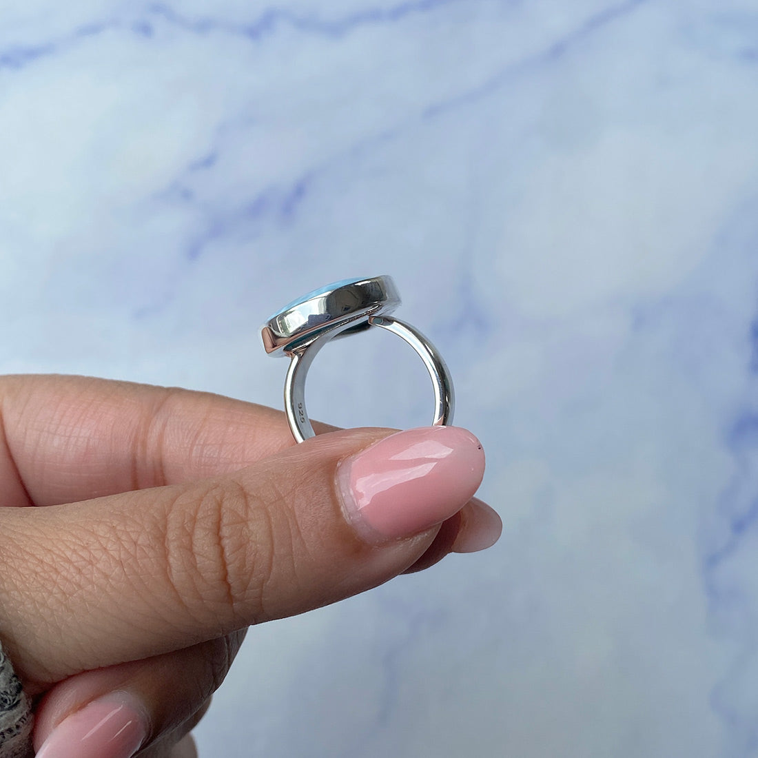 Larimar Adjustable Ring-(LAR-R-1002.)