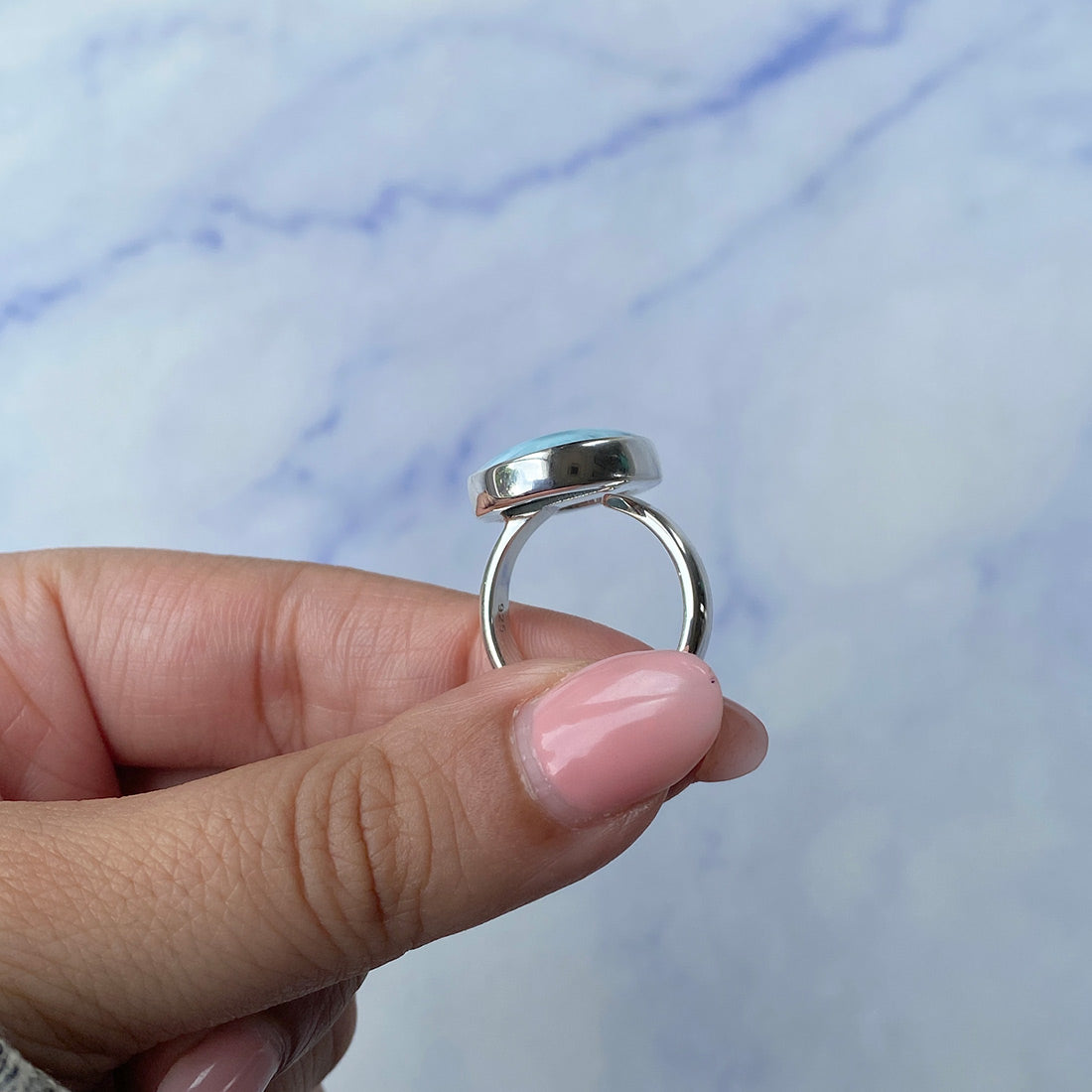 Larimar Adjustable Ring-(LAR-R-1004.)