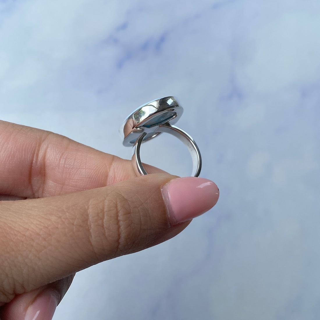 Larimar Adjustable Ring-(LAR-R-1028.)