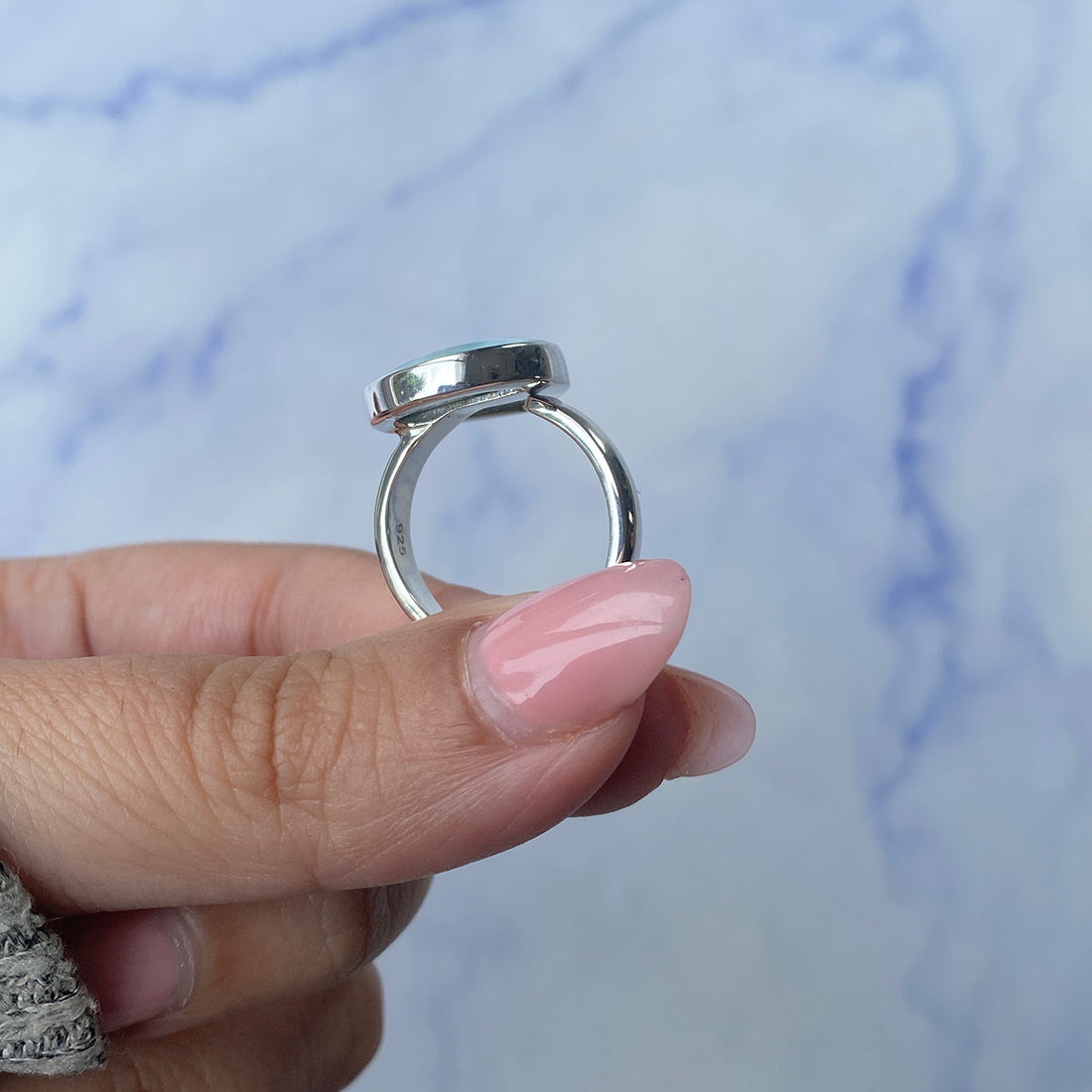 Larimar Adjustable Ring-(LAR-R-1056.)