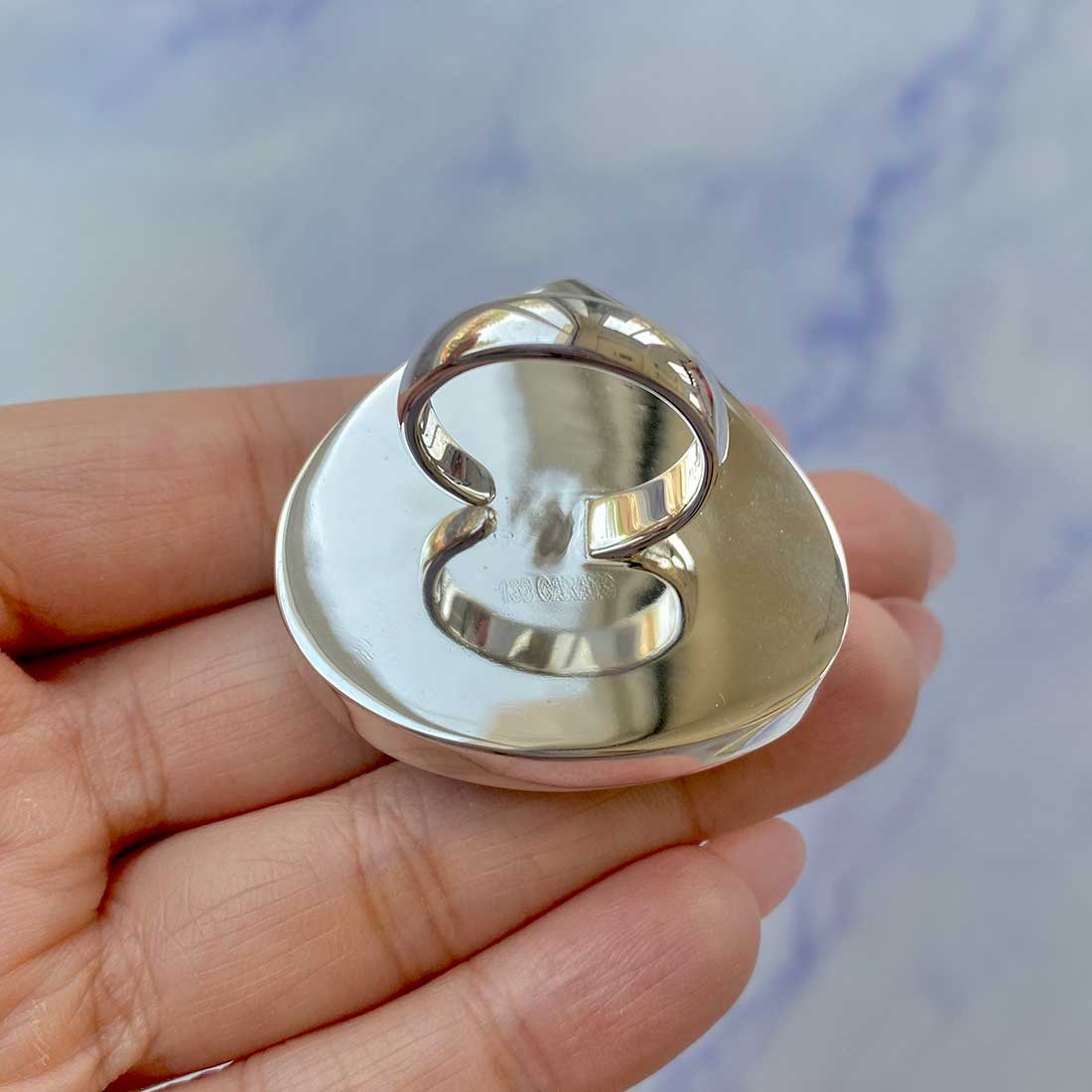 Larimar Adjustable Ring-(LAR-R-111.)