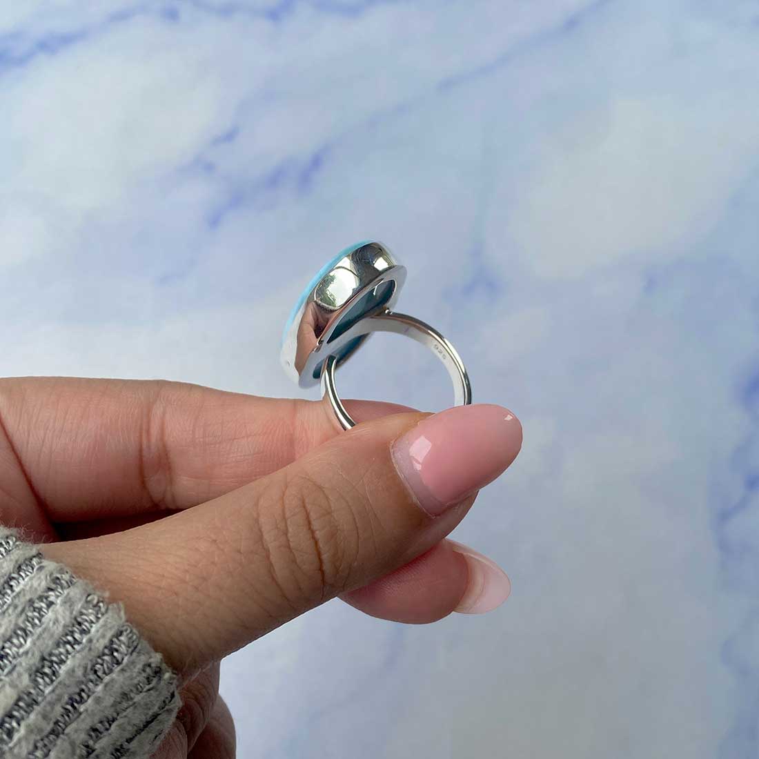 Larimar Adjustable Ring-(LAR-R-1131.)