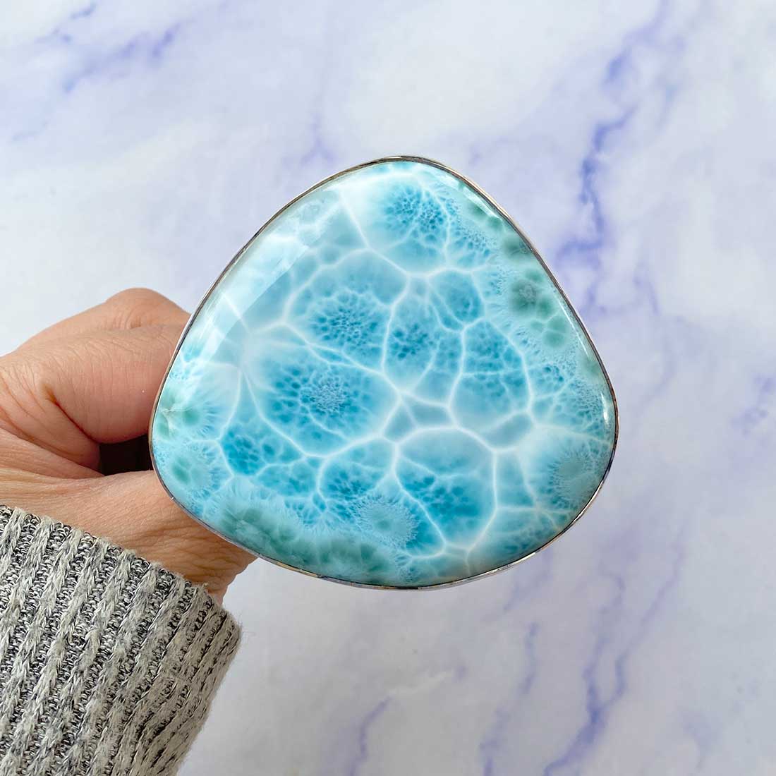 Larimar Adjustable Ring-(LAR-R-116.)
