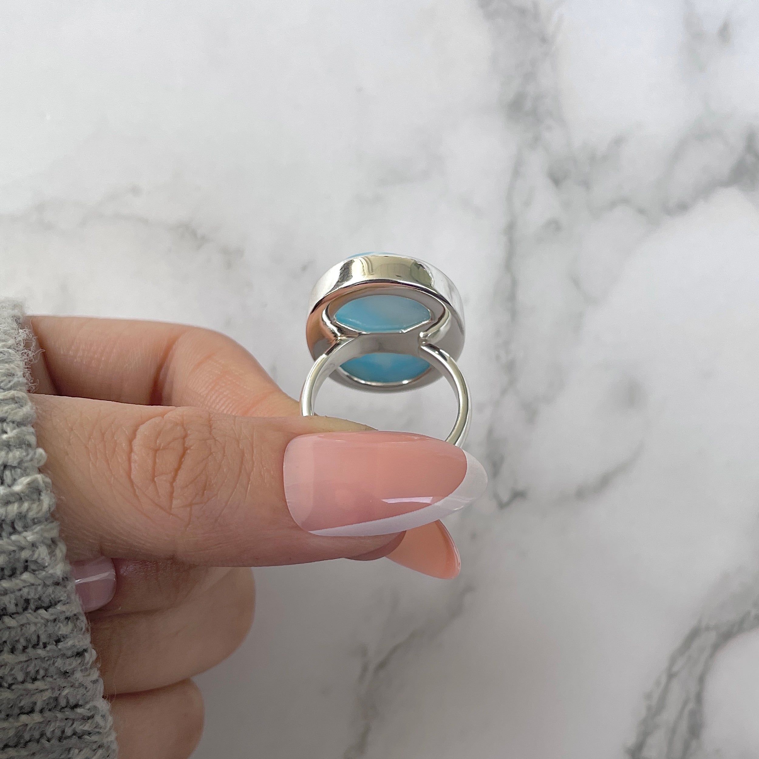Larimar Adjustable Ring-(LAR-R-1231.)