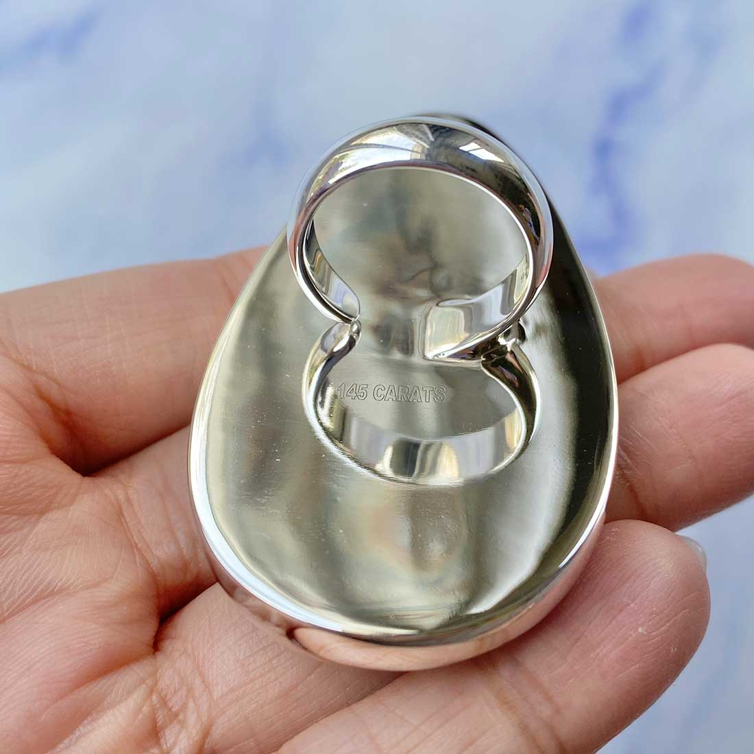 Larimar Adjustable Ring-(LAR-R-127.)