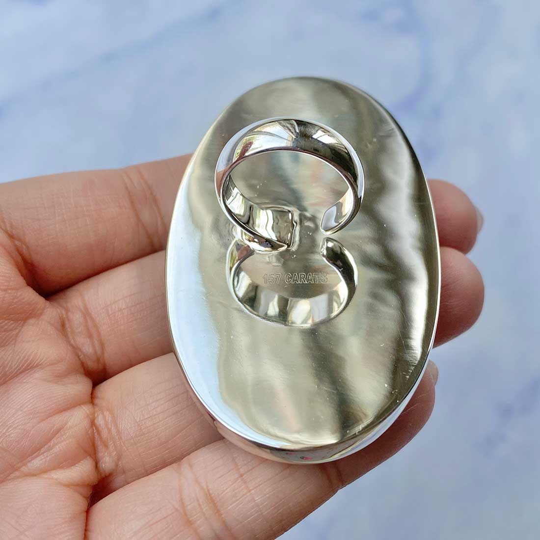 Larimar Adjustable Ring-(LAR-R-134.)