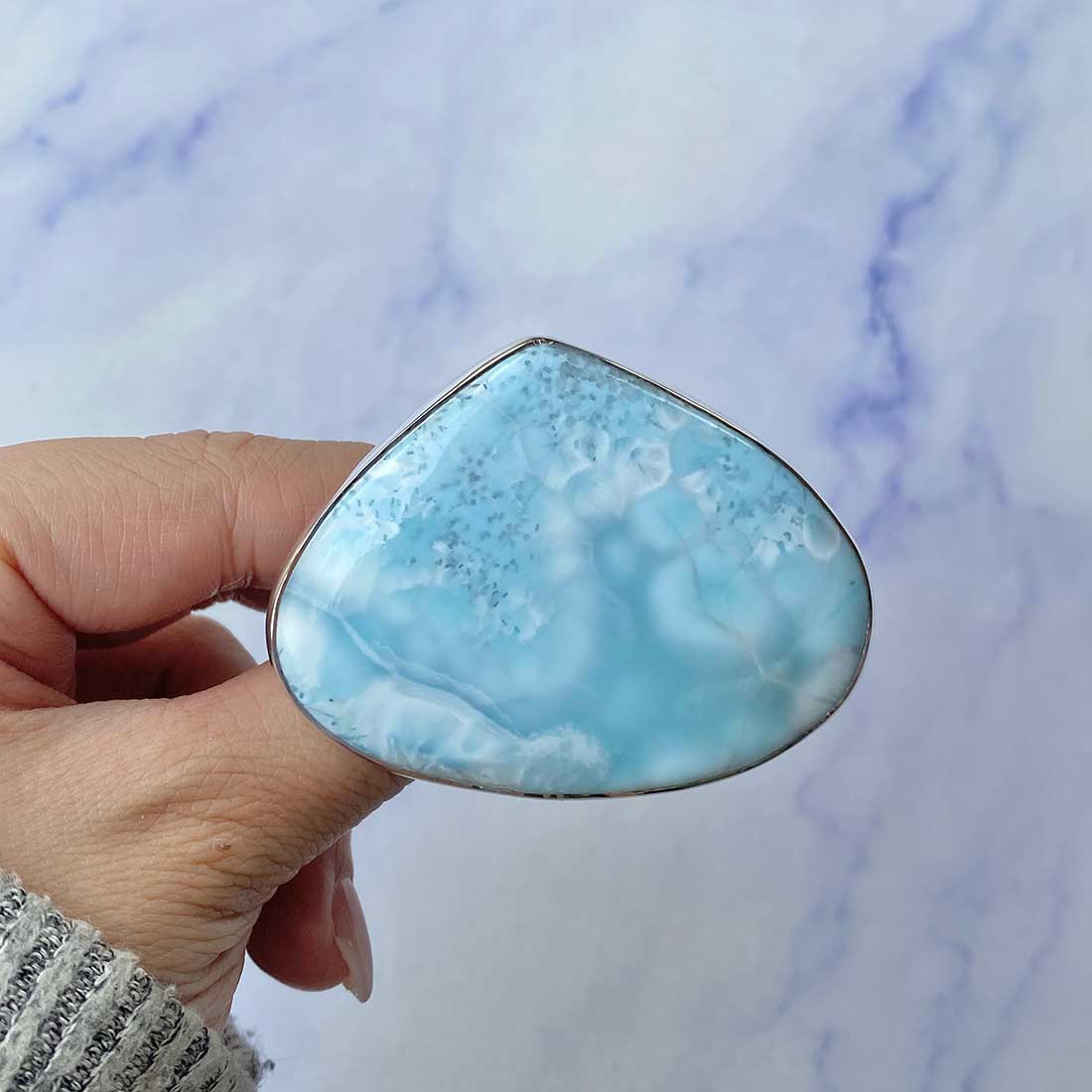 Larimar Adjustable Ring-(LAR-R-135.)